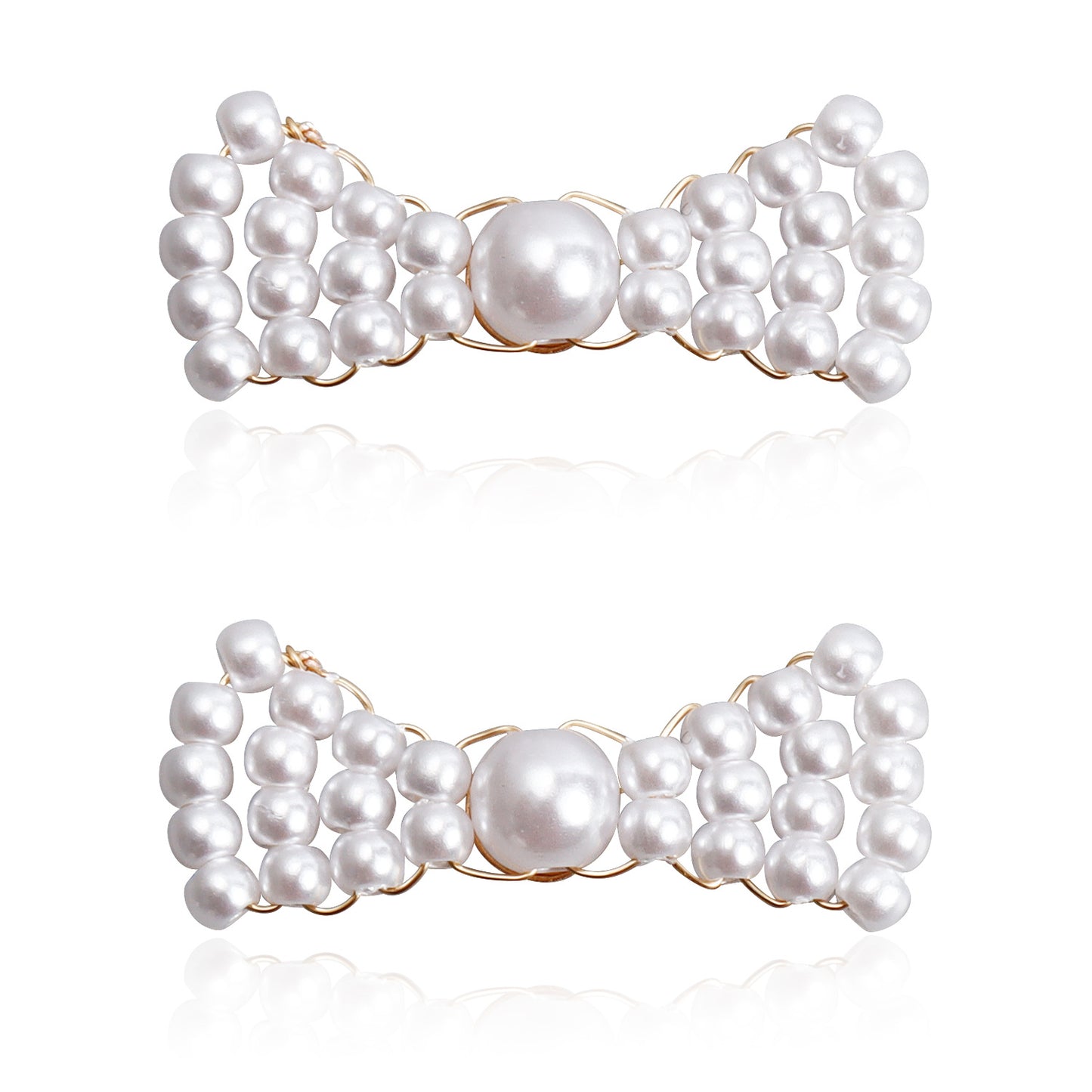 Women's Ornament Retro Imitation Pearl Bowknot Floral Earrings