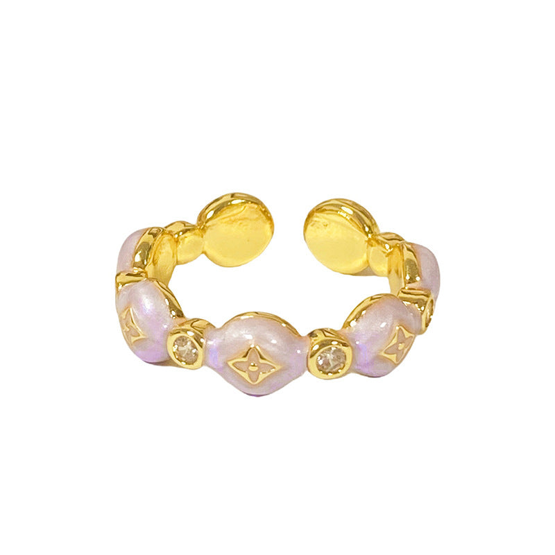 Female Fashion Retro Personality Minimalism Korean Style Rings