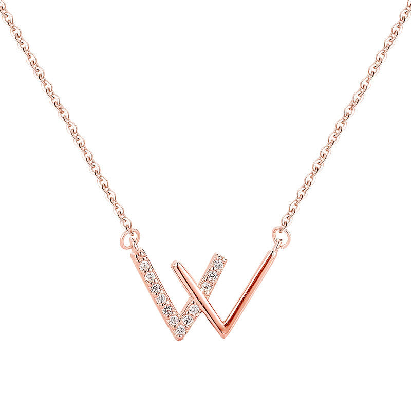 Women's Creative Letter Clavicle Chain Simple Affordable Luxury Necklaces