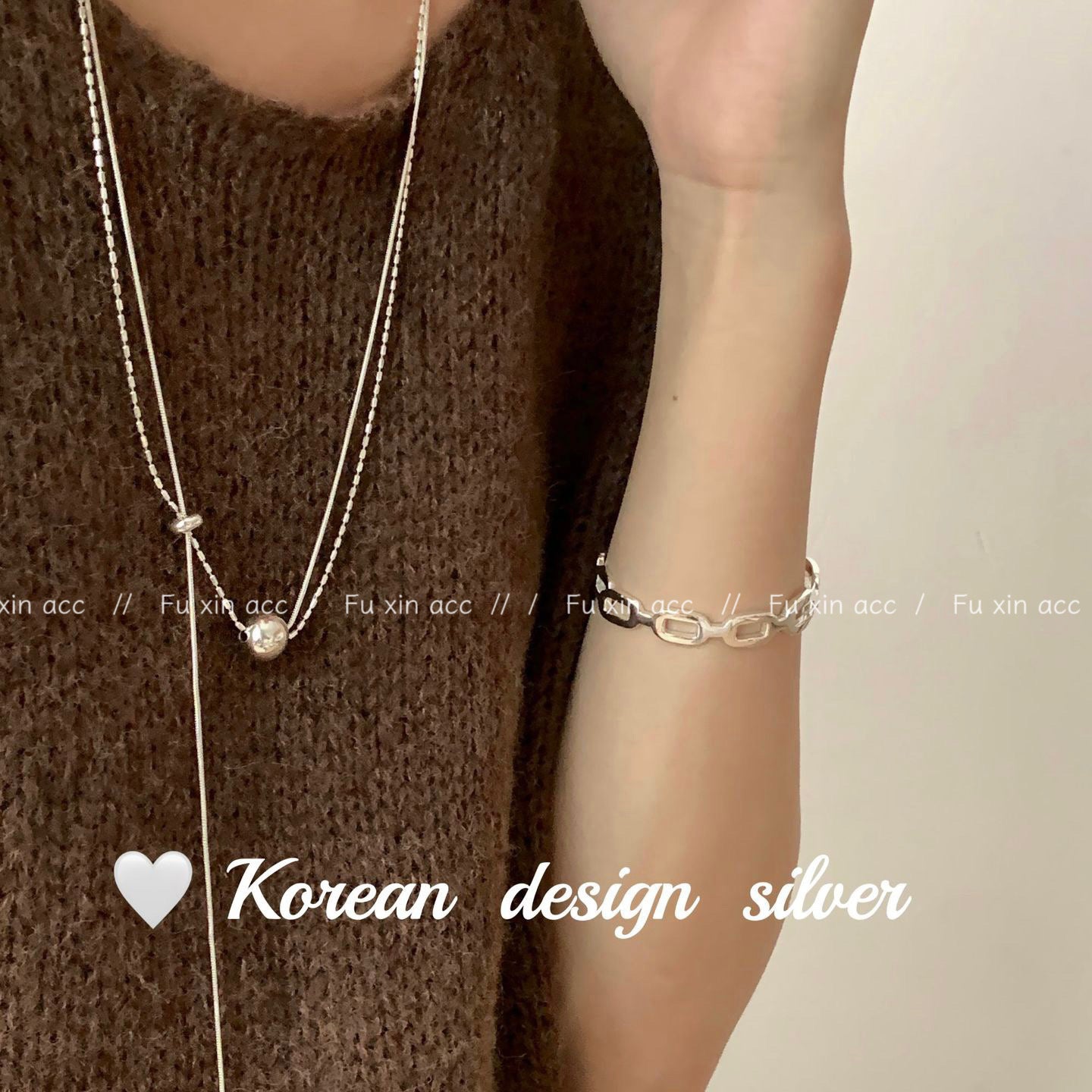 Beads Female Minority Simple Temperamental Tassels Clavicle Necklaces