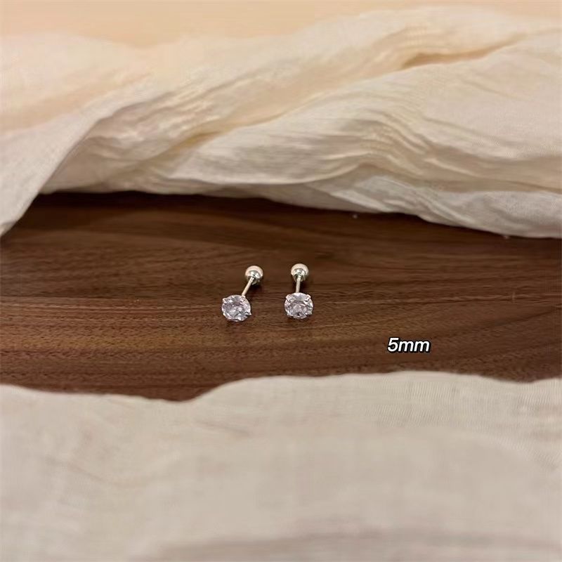 High-grade Screw Ear Bone Niche Design Exquisite Sleeping No Need Rings
