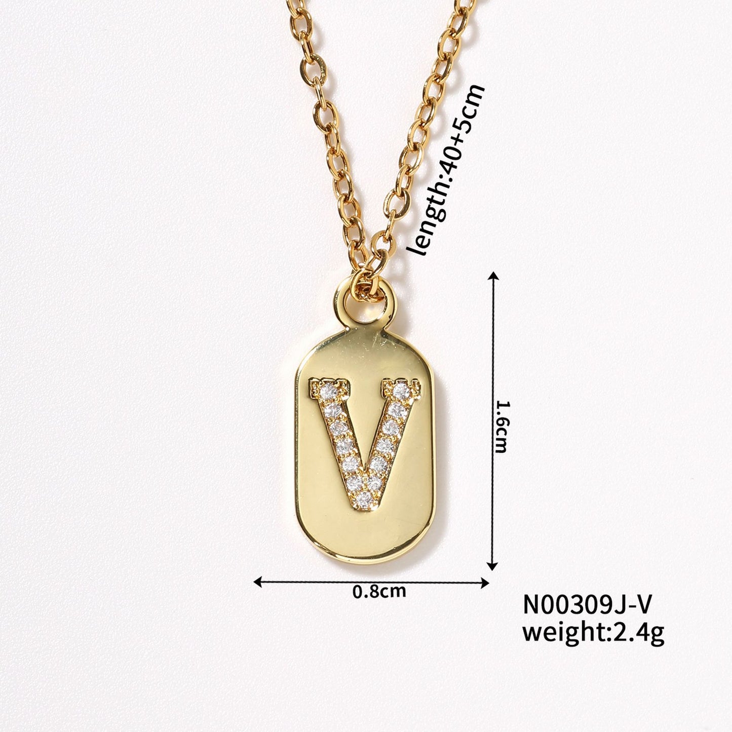 Best-selling English Letter Style Light Luxury Necklaces