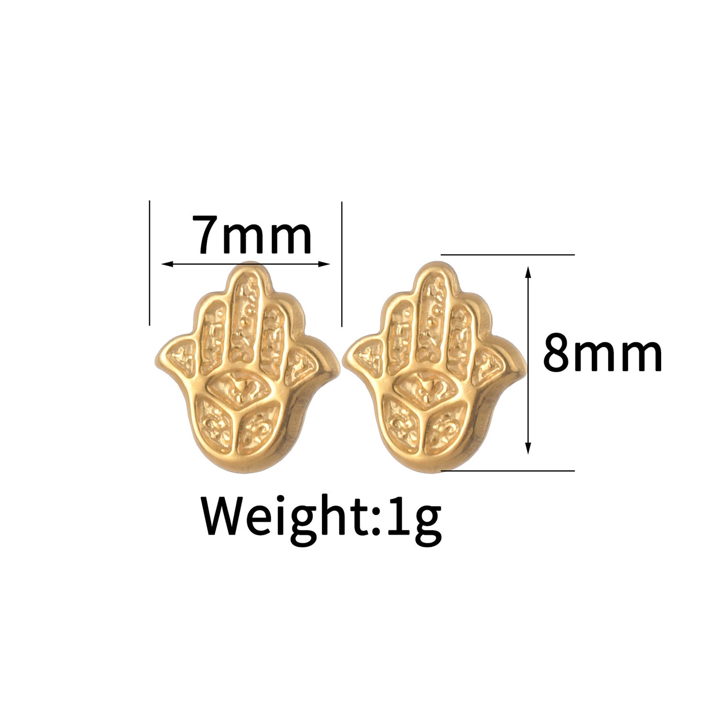 Women's Ear Simple Stainless Steel Animal Bee Earrings