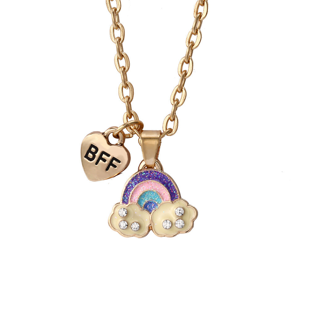 Women's & Children's Good Friend Simple Fashion Rainbow Clothing Pendants