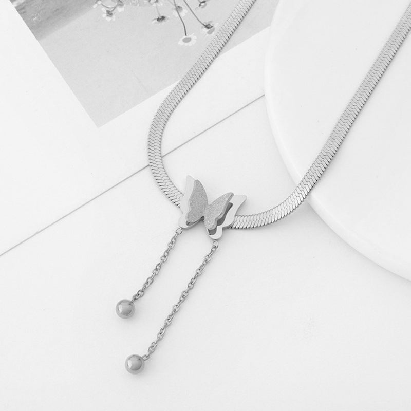 Tassel Clavicle Chain Ornament Accessories Stylish Simple Versatile Pendants