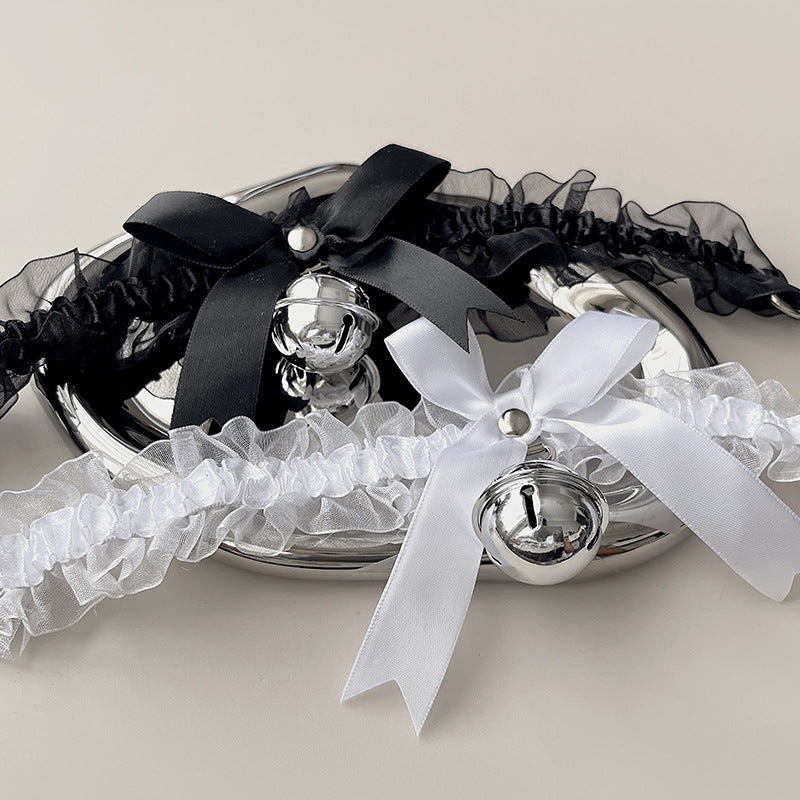 Women's Lace Big Bell Bow Collar Choker Necklaces