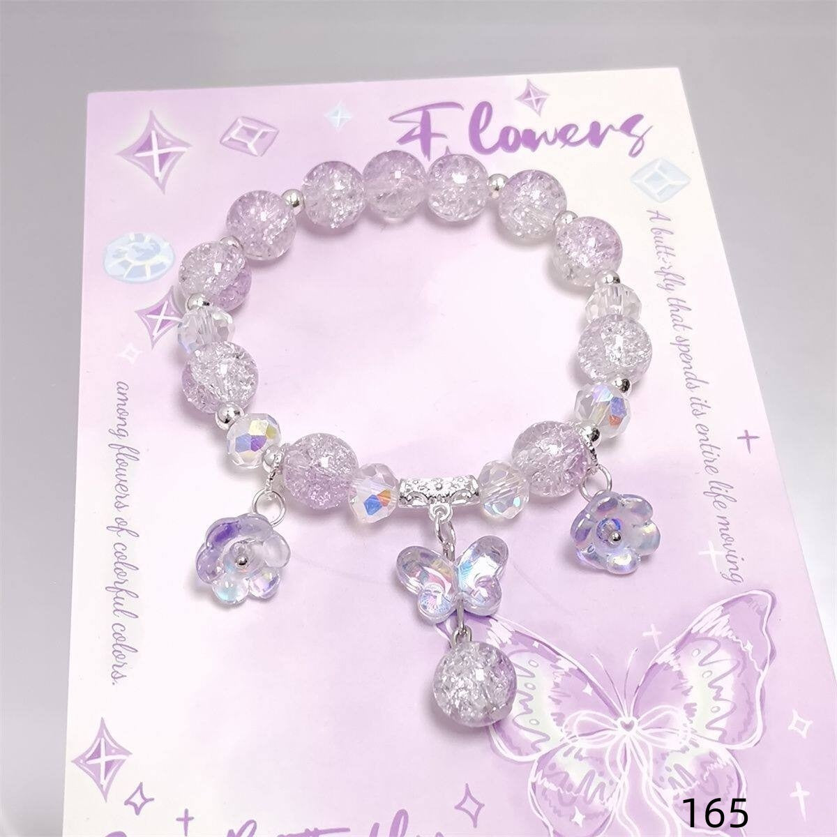 Colorful Crystal String Beads Fishtail Sweet Super Fairy Girlfriends For Bracelets