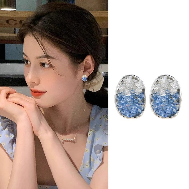 Women's High Sense Niche Temperament Retro Sier Earrings