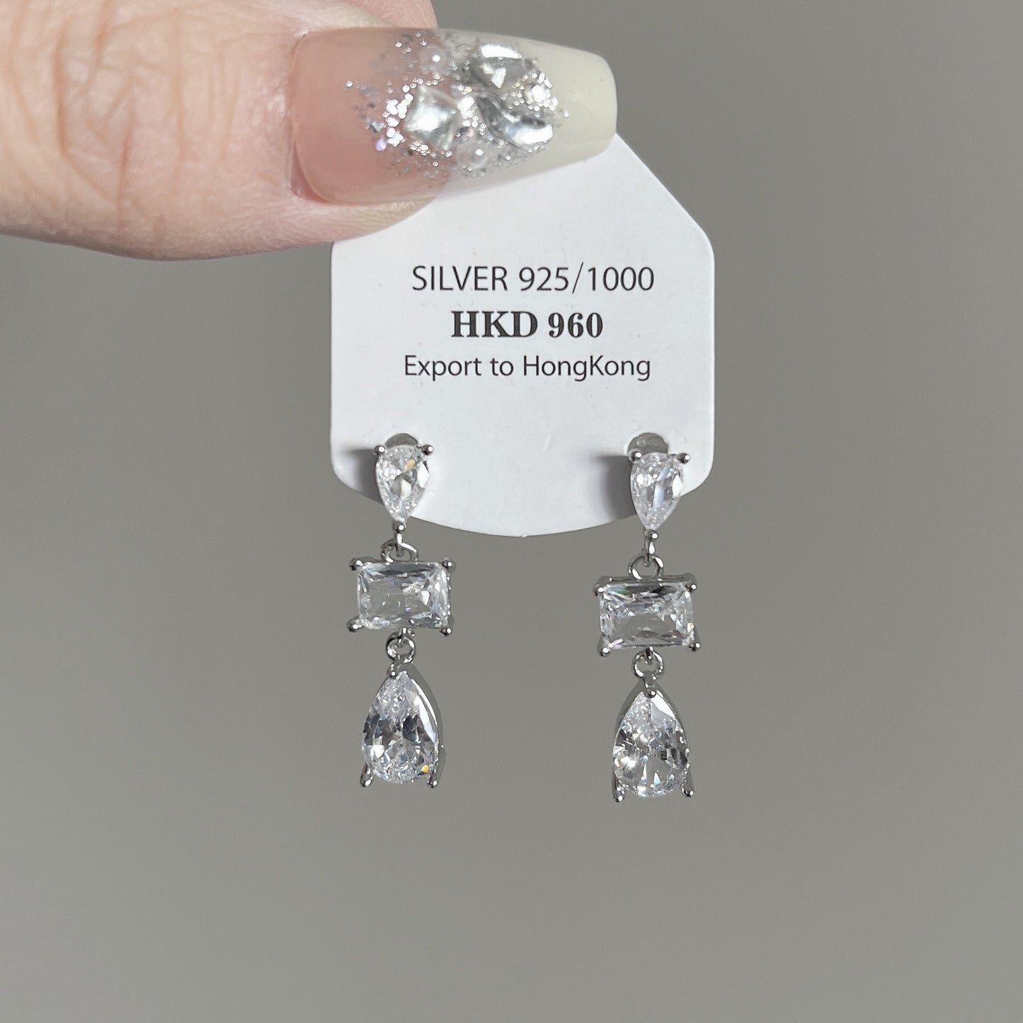 Light Luxury Zircon Pearl Elegant High-grade Earrings
