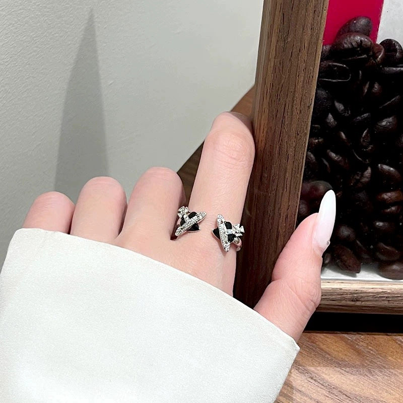 Niche Personality Saturn Double Planet Female Rings