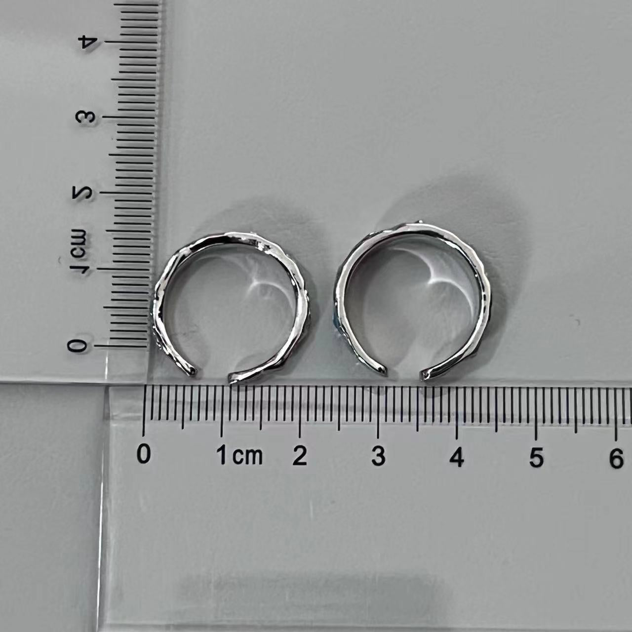 Blue Sea Drowning Whale Epoxy Opening Rings