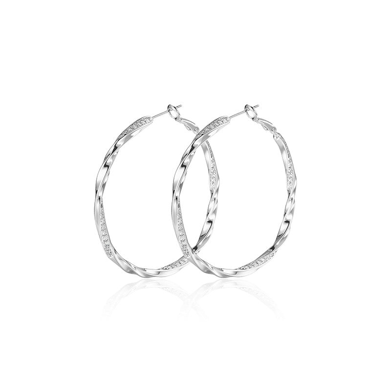 French Fashion Retro Aloofness Style Peach Earrings