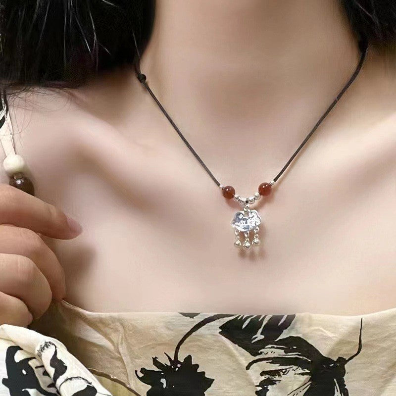 Women's Beaded For Design High-grade Butterfly Clavicle Necklaces