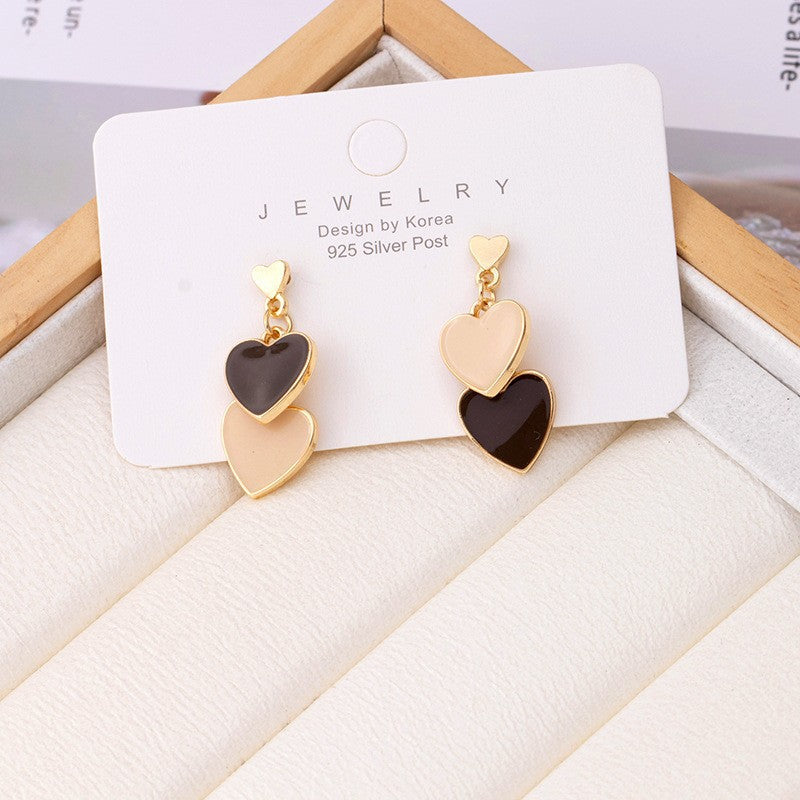 Needle High-grade Pearl Bow Flower Tulip Earrings