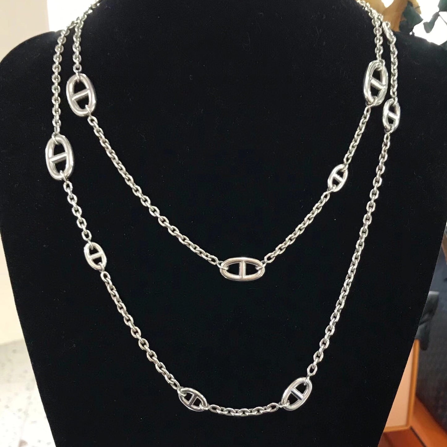 Nose Titanium Steel No Fading Buckle Necklaces