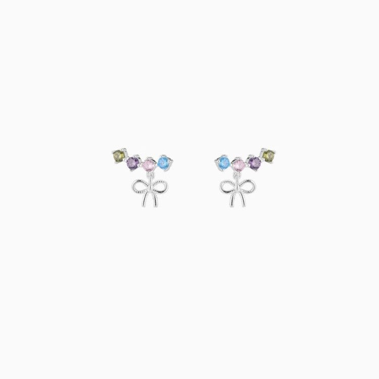 Zircon Bow Female Design High Sense Rings