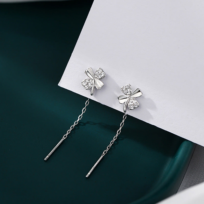 Women's Lines Fashionable Temperament Long Round Face Ear Line