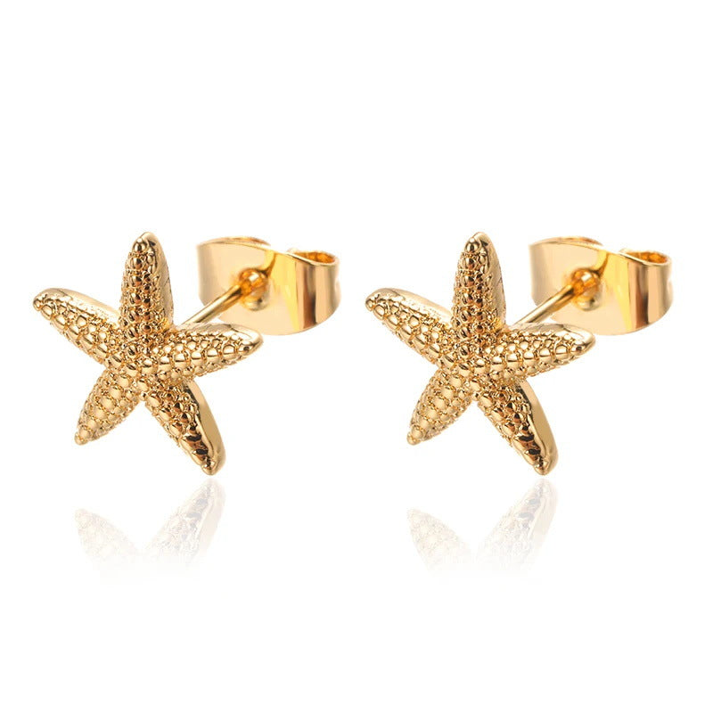 Women's Ocean Beach Series Shell Starfish For Rings