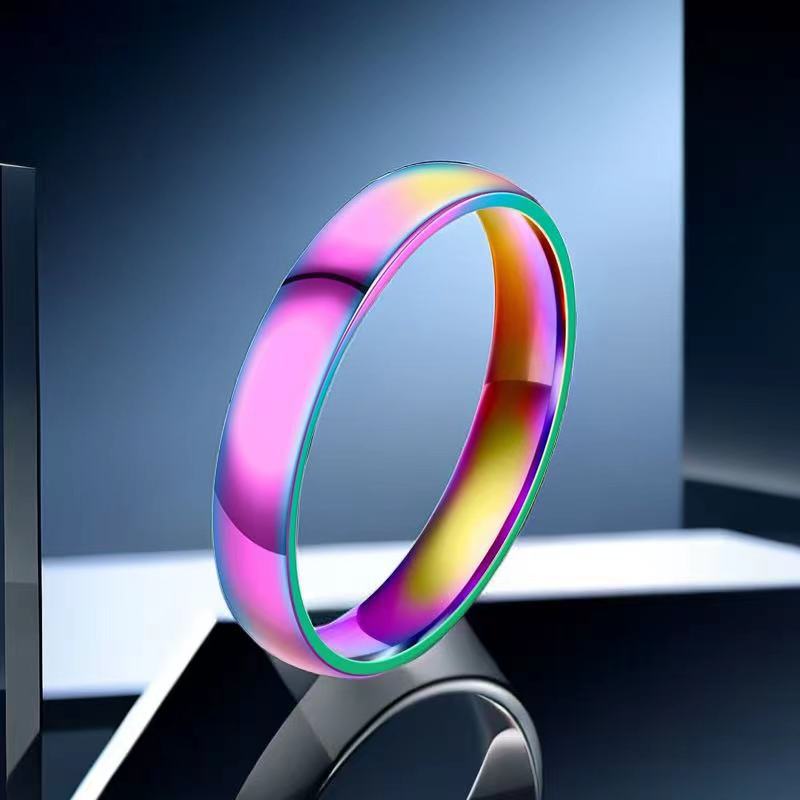 Steel Female Niche High-grade Light Luxury Titanium Rings
