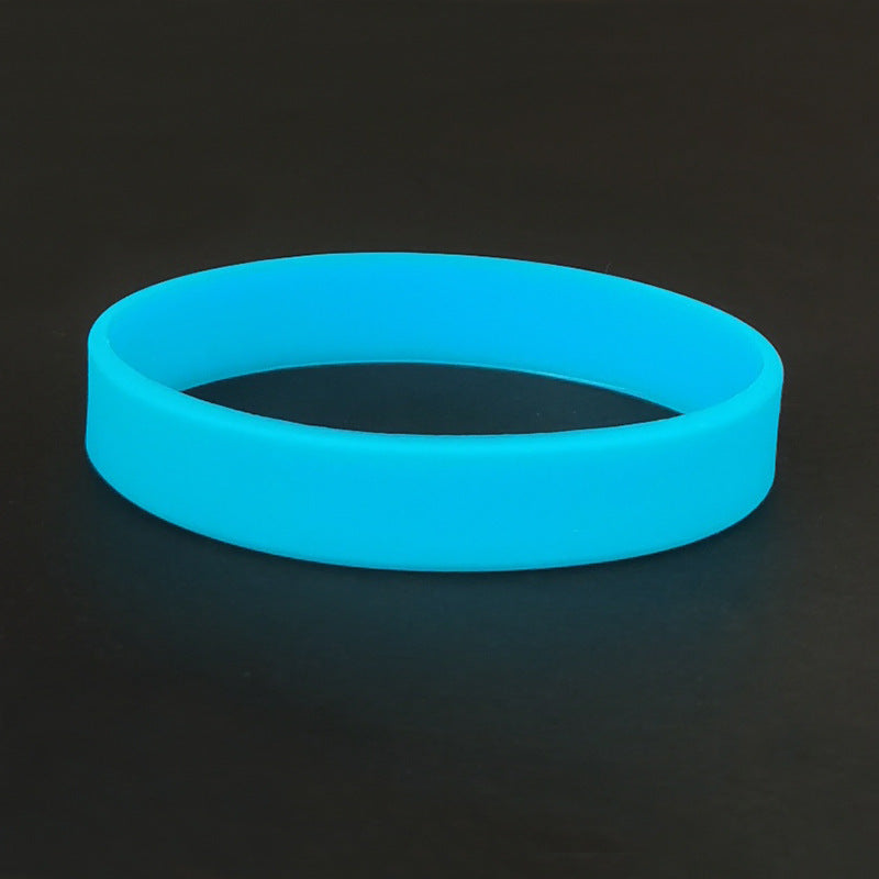 Strap Solid Color No Printing Words Gasket Activity Bracelets