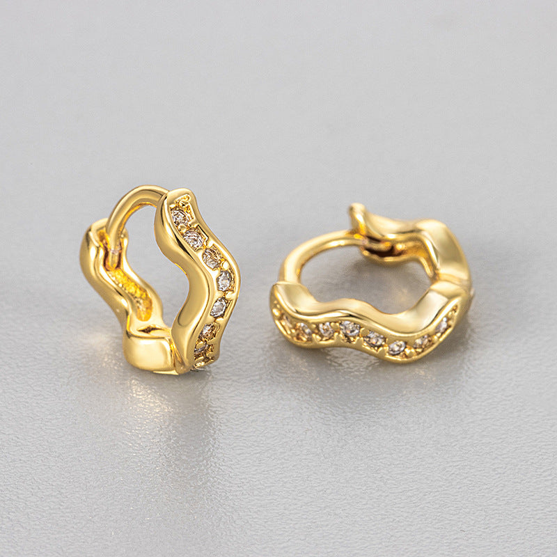 Female Niche High Sense Sleeping No Need To Take Off Ear Buckle