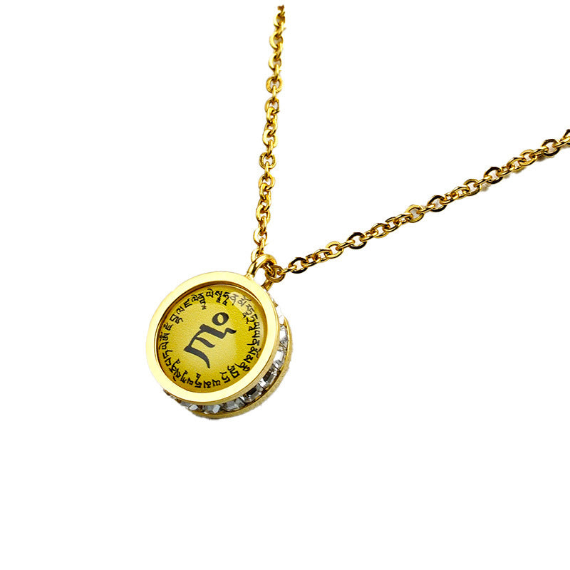 Gold Sier Clavicle Chain Light Fashion Ornament Pendants