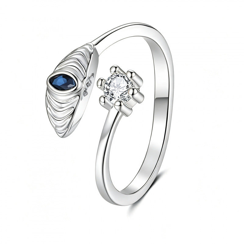 Eye Open Fashion Personality Hip Hop Ring