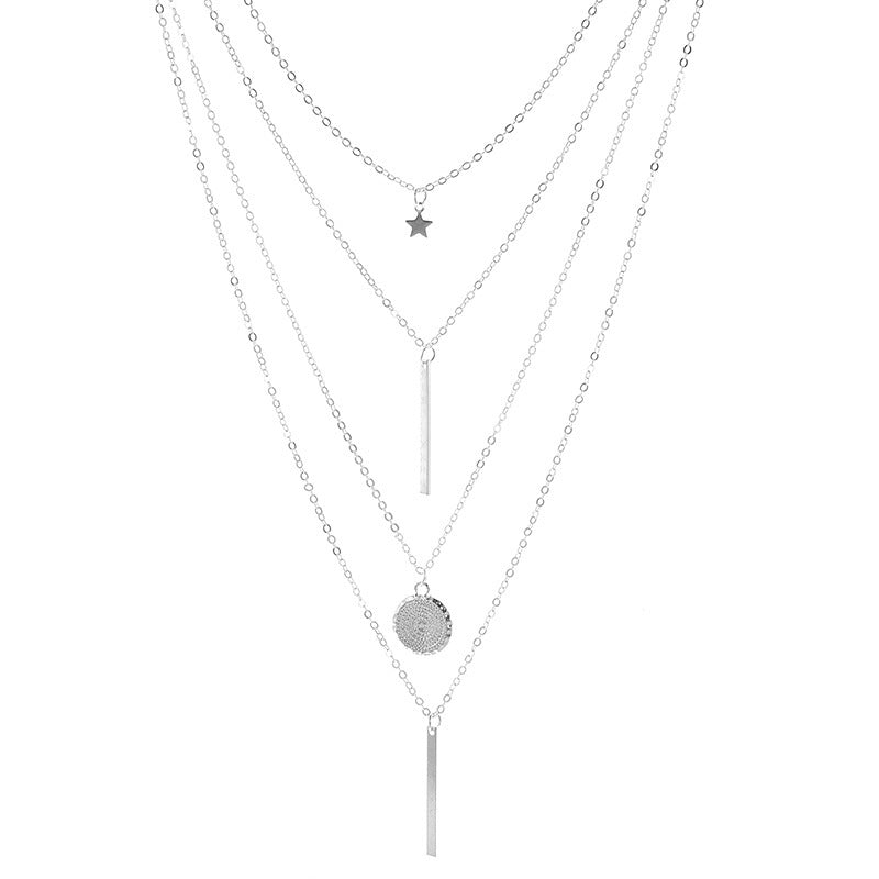 Star Long Brush Holder Popular Combination Necklaces