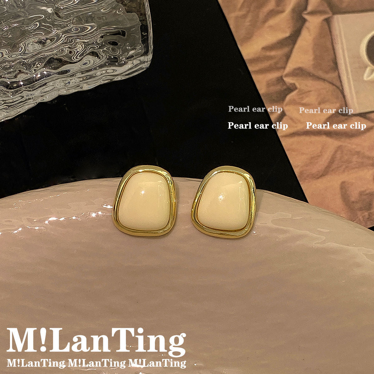 High-grade Temperament Ear Vintage Pearl Female Rings
