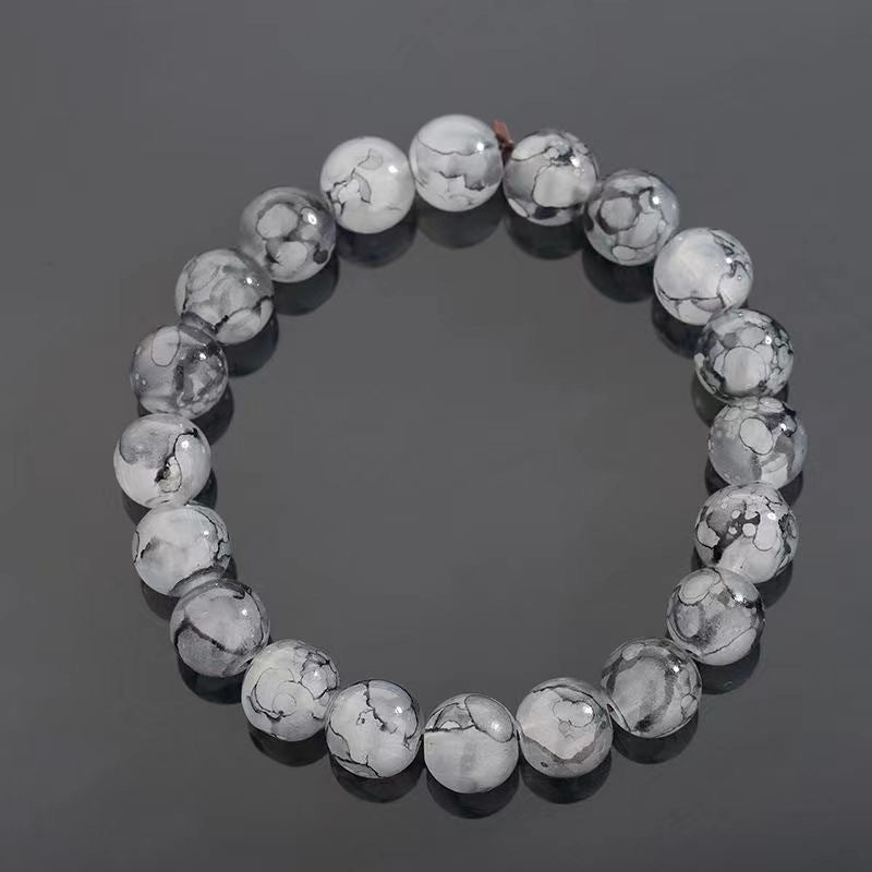 Women's & Men's Chinese Ink Gray Pliable Temperament Retro Hand Toy Bracelet