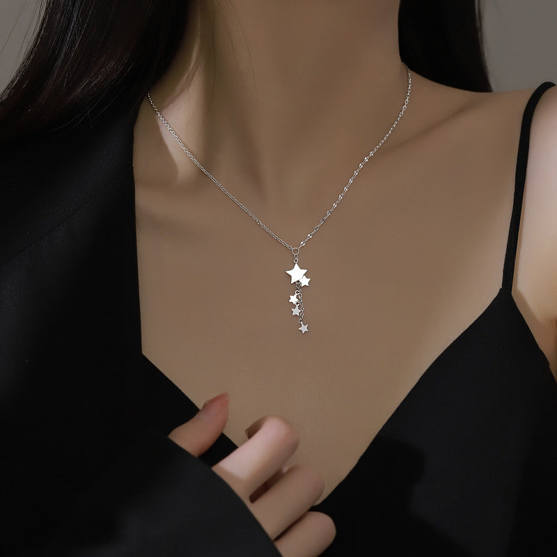 Women's Style Simple Affordable Luxury Fashion Pentagram Necklaces