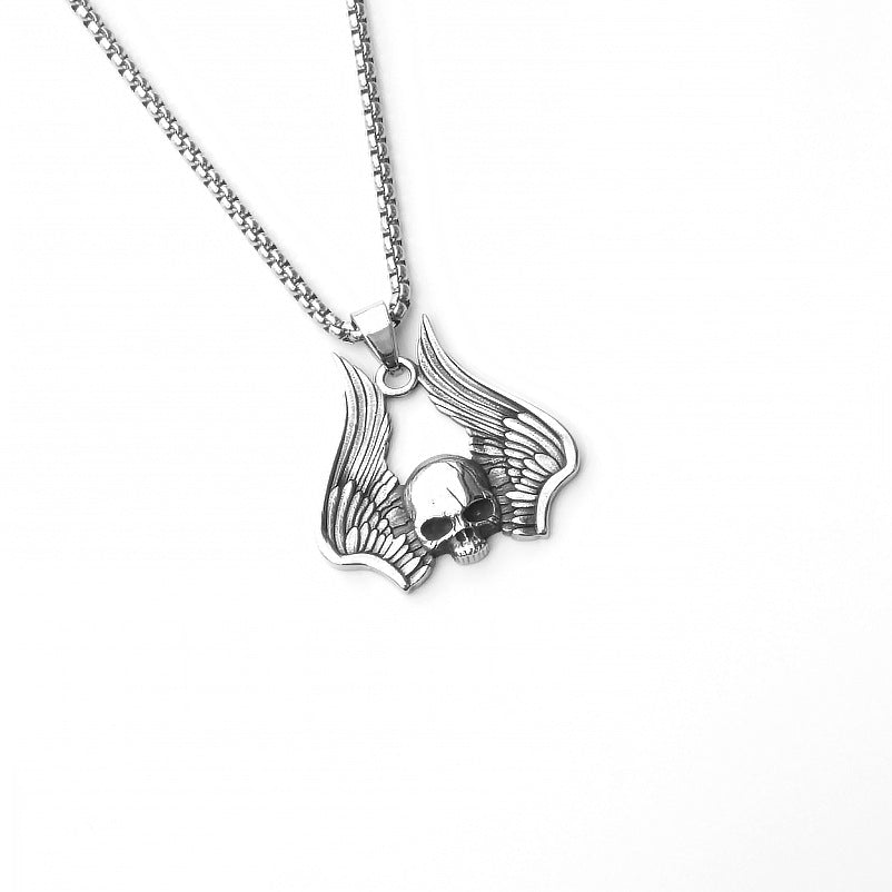 Men's Sword Darkness Dragon Fighter Titanium Steel Necklaces