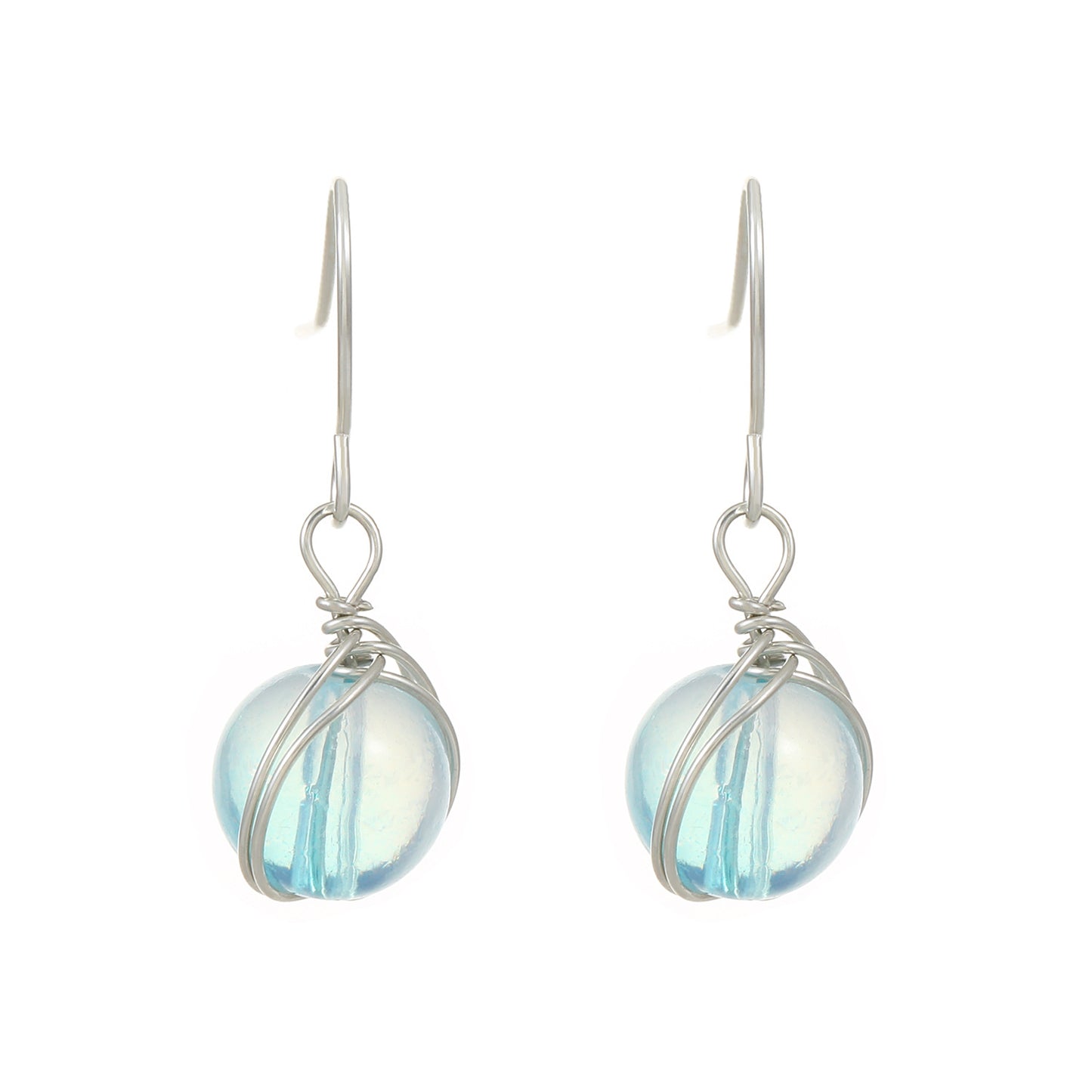 Colored Glaze Girly Sweet Color Crystal Earrings