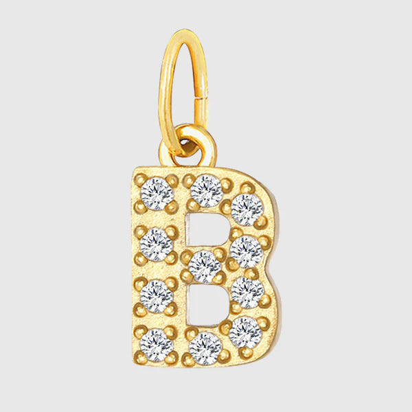 Letter Double Titanium Steel Rhinestone Zircon Earrings