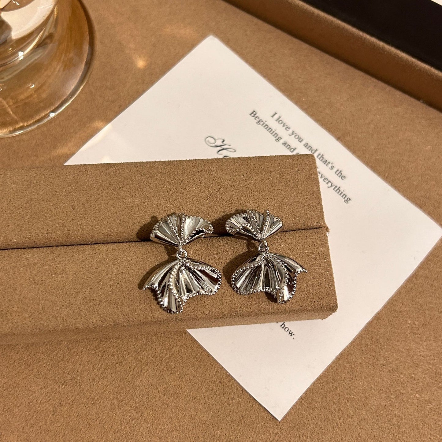 Style Niche Design Premium Personality Bow Everyday Joker Unique Exquisite Stud Earrings