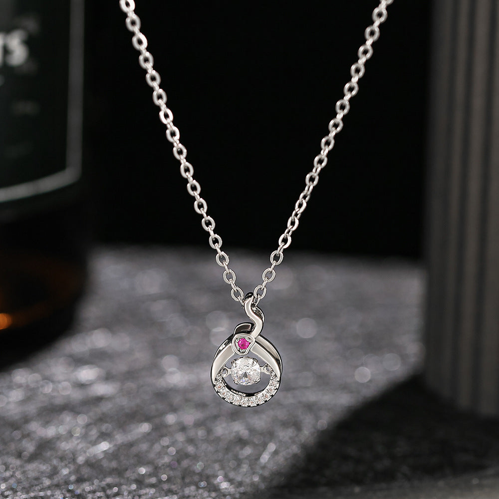 Animal Life Titanium Steel Clavicle Chain Necklaces