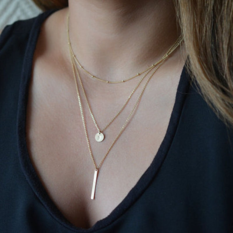 Star Long Brush Holder Popular Combination Necklaces