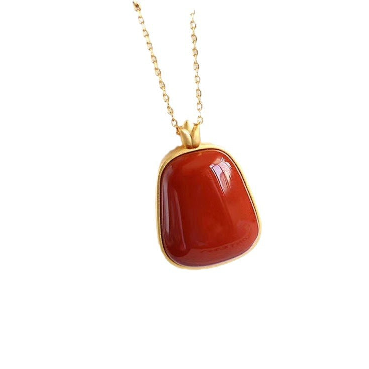 Frosted Inlaid High Quality Full Color Necklaces