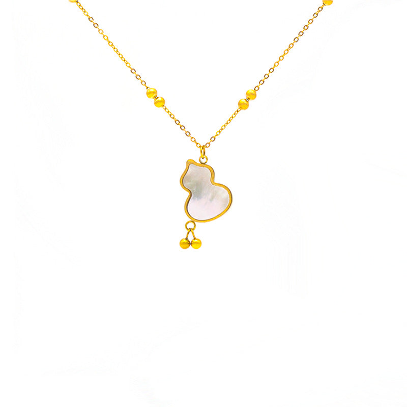 Gourd Tassel Fashion Titanium Steel No Fading Clavicle Necklaces