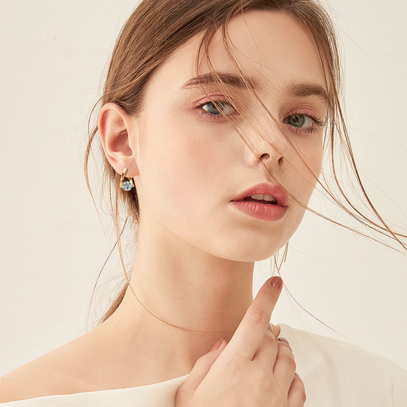 Elegant Irregular Ear Affordable Luxury Fashion Earrings