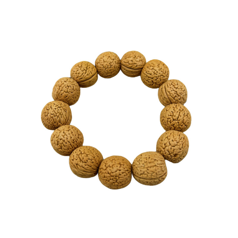 Crafts Peach Pit Single Circle Prayer Bracelet