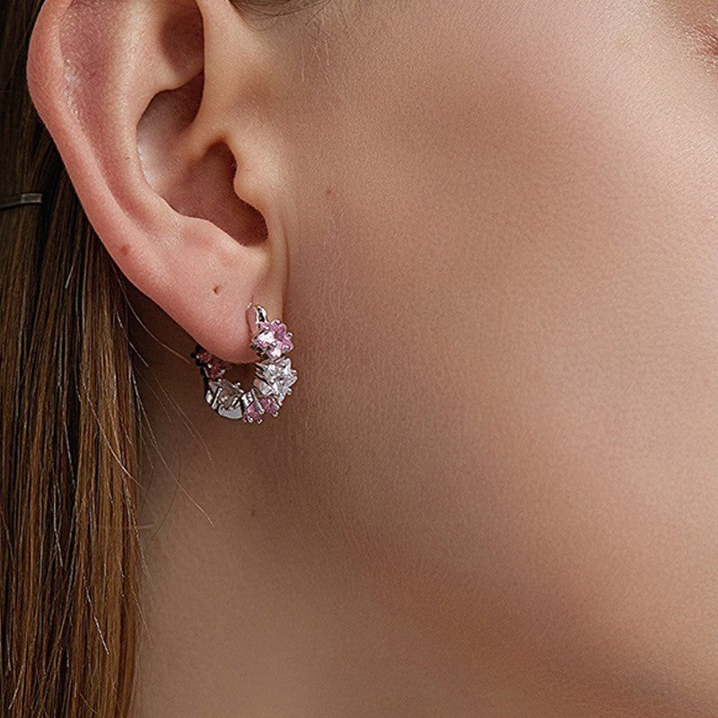 Circle Niche Design High-grade Cold Style Earrings