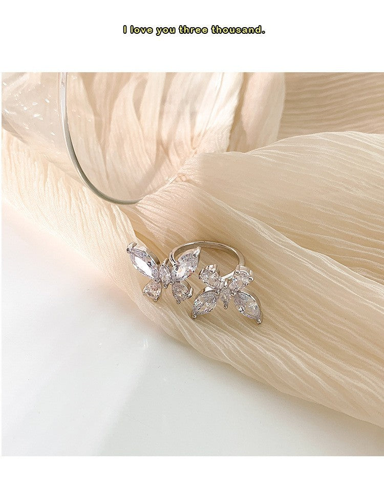 Accessories Flower Design High Sense Female Rings