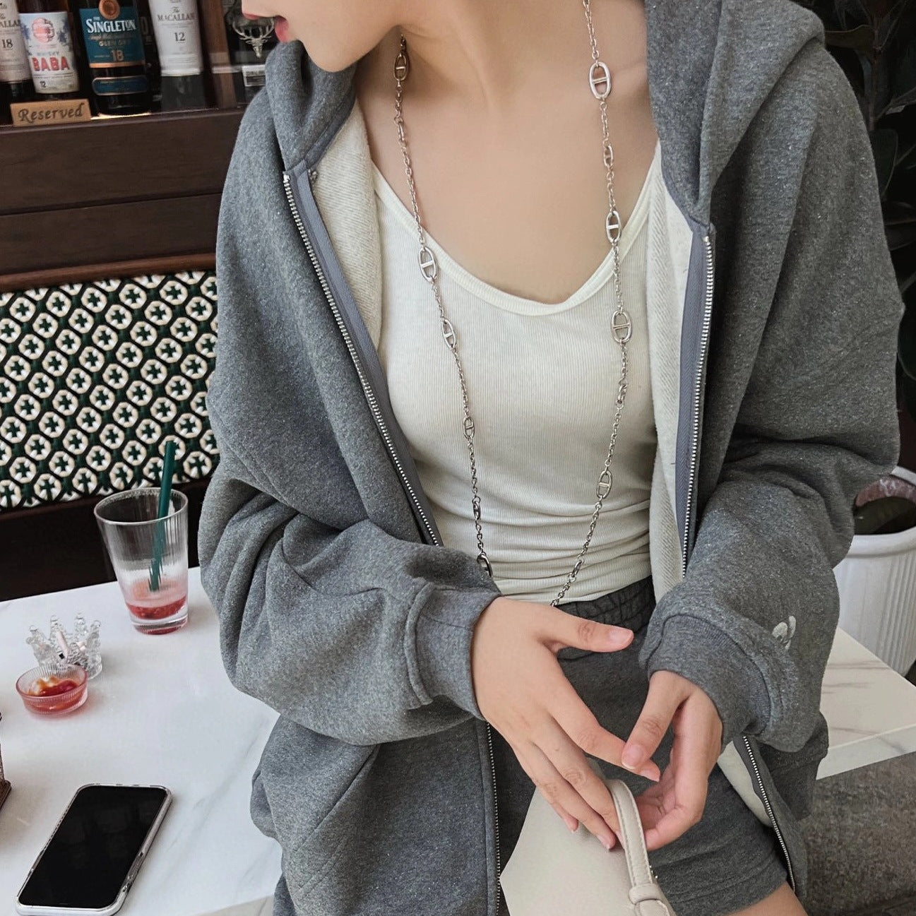 Nose Titanium Steel No Fading Buckle Necklaces