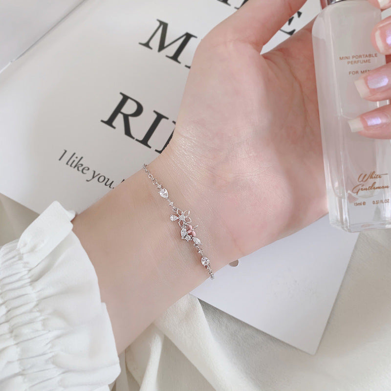 Women's Style Mori Fresh Butterfly Sterling Sier Bracelets