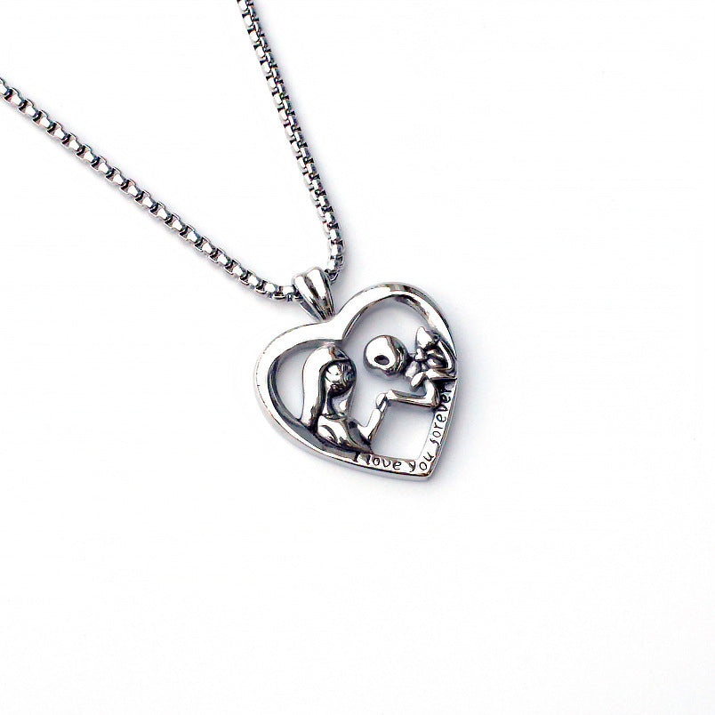Men's Sword Darkness Dragon Fighter Titanium Steel Necklaces