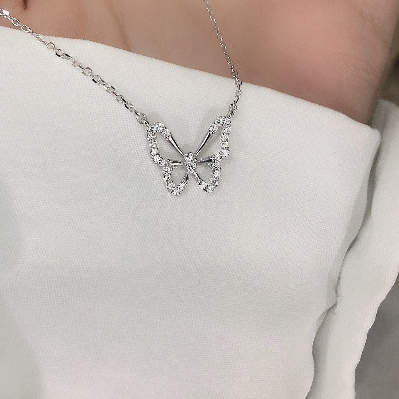 Women's High-grade Butterfly Gift For Niche Bag Light Luxury Necklaces