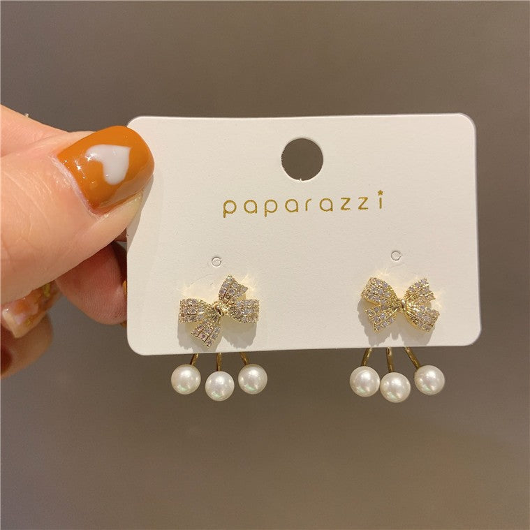 Women's Sier Pin Korean Style High Sense Special Earrings