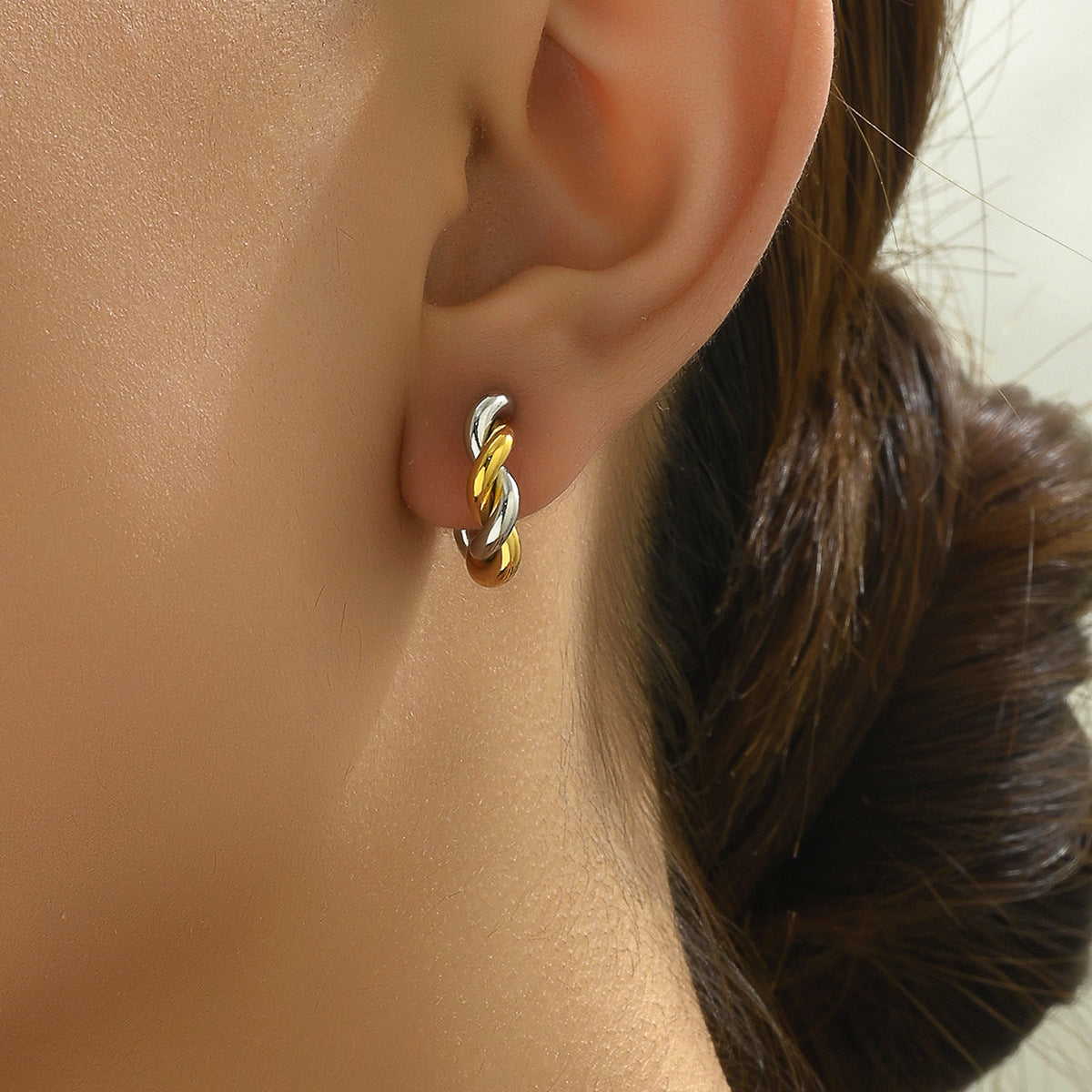 Jewelry Classic Mini Twist Fashionable Gift Earrings