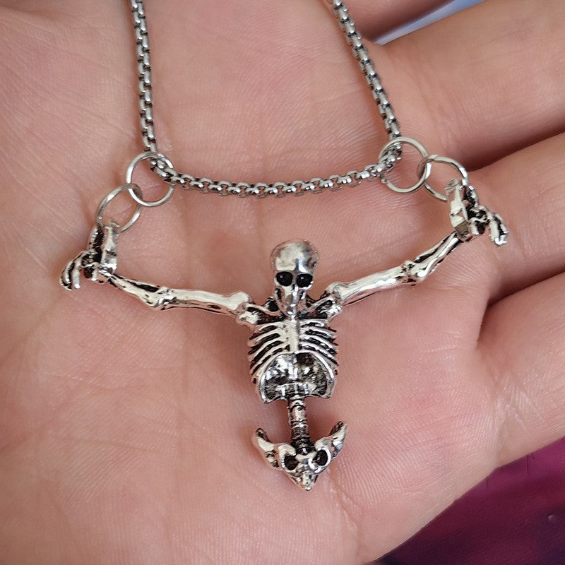 Halloween Punk Skull Fashion Retro Ornament Pendants